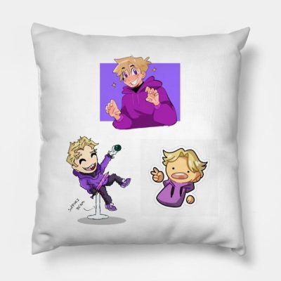 Purpled Throw Pillow Official Purpled Merch