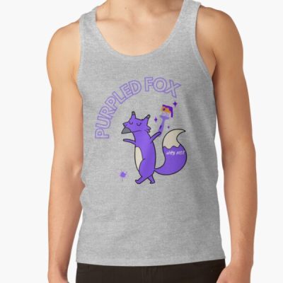 Purpled Fox Tank Top Official Cow Anime Merch