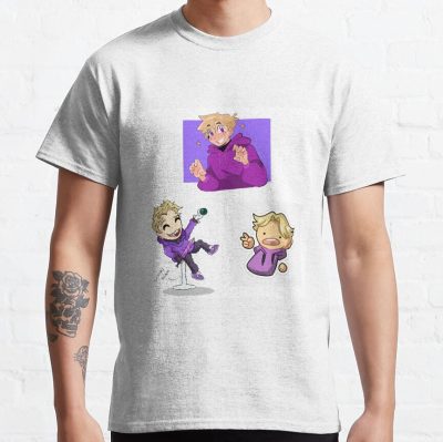 Purpled T-Shirt Official Cow Anime Merch