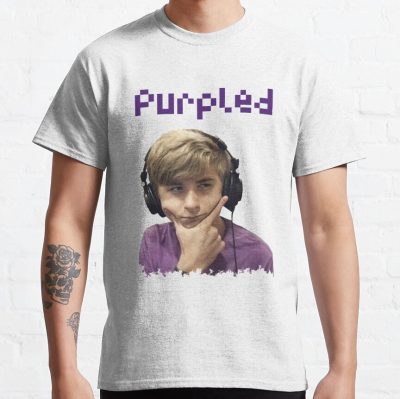 Purpled T-Shirt Official Cow Anime Merch