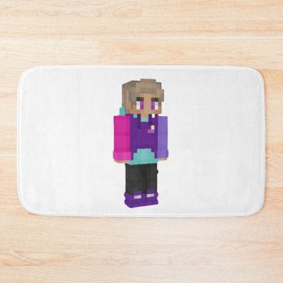 Purpled Merch Minecraft Skin Bath Mat Official Purpled Merch