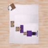 Purpled Minecraft Throw Blanket Official Purpled Merch