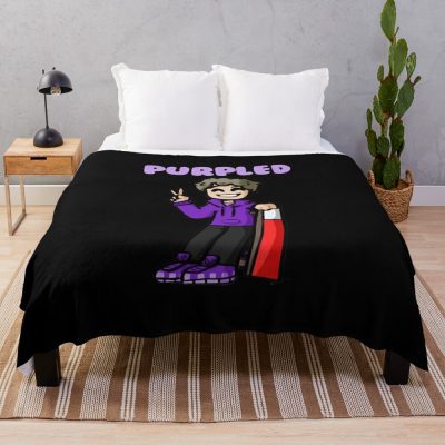 Purpled Throw Blanket Official Purpled Merch