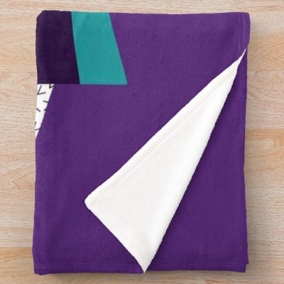 Purpled - Retro Gamer Art Throw Blanket Official Purpled Merch