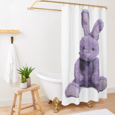 Purpled Rabbit Shower Curtain Official Purpled Merch