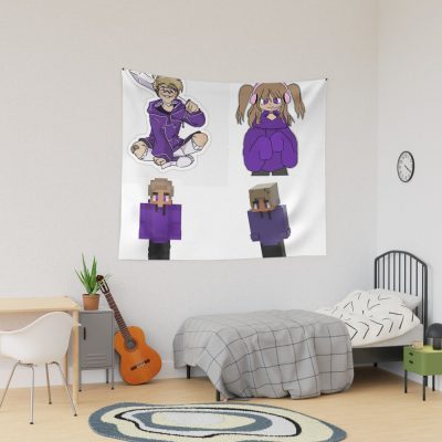 Purpled Minecraft Tapestry Official Purpled Merch