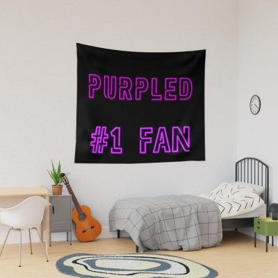 Purpled #1 Fan Tapestry Official Purpled Merch