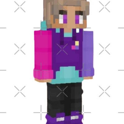 Purpled Merch Minecraft Skin Tote Bag Official Cow Anime Merch