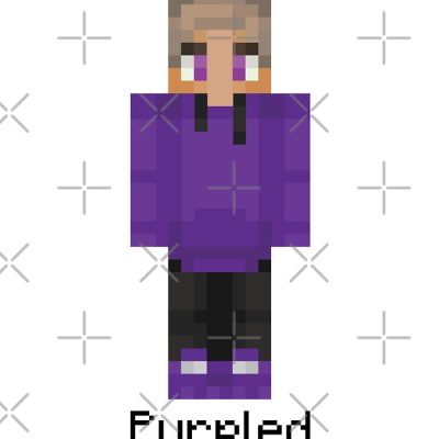 Purpled Minecraft Tote Bag Official Cow Anime Merch