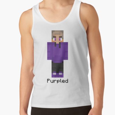 Purpled Minecraft Tank Top Official Cow Anime Merch