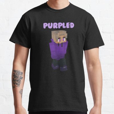 Purpled T-Shirt Official Cow Anime Merch