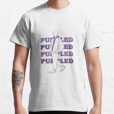 Purpled T-Shirt Official Cow Anime Merch