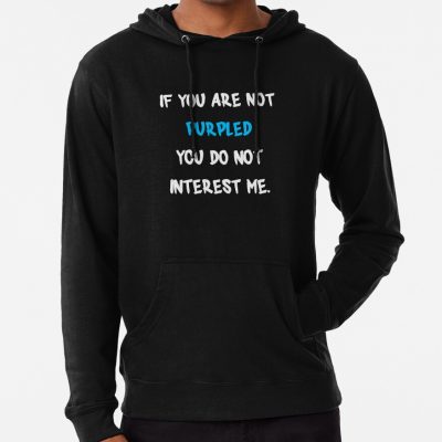 If You Are Not - Purpled Hoodie Official Cow Anime Merch