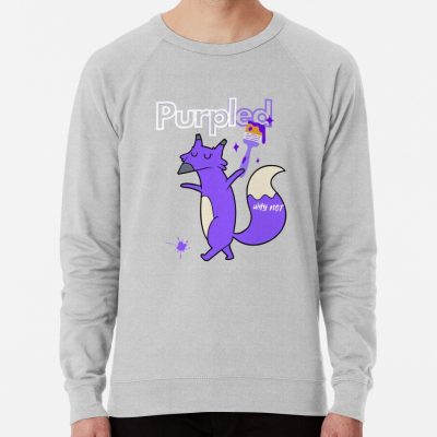 Cool Purpled Fox Sweatshirt Official Cow Anime Merch