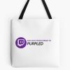 Twitch Prime Purpled Tote Bag Official Cow Anime Merch