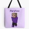 Purpled Tote Bag Official Cow Anime Merch