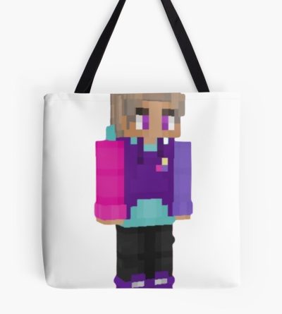 Purpled Merch Minecraft Skin Tote Bag Official Cow Anime Merch