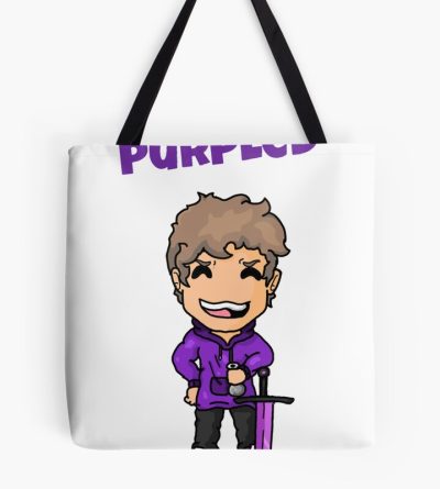 Purpled Tote Bag Official Cow Anime Merch