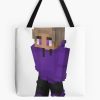 Purpled Tote Bag Official Cow Anime Merch