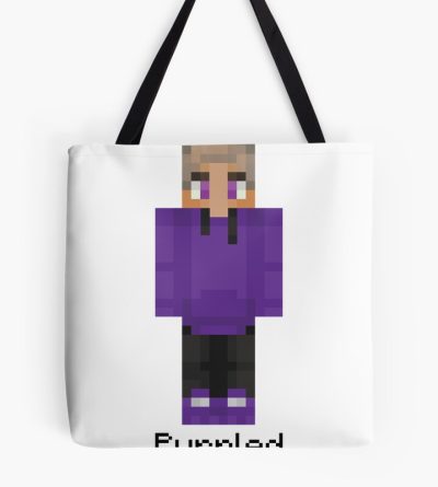 Purpled Minecraft Tote Bag Official Cow Anime Merch