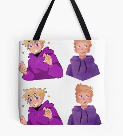 Purpled Tote Bag Official Cow Anime Merch