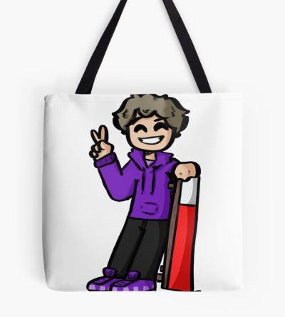 Purpled Tote Bag Official Cow Anime Merch