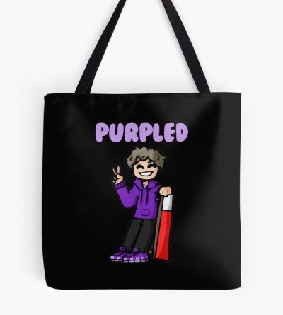 Purpled Tote Bag Official Cow Anime Merch