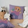 Purpled Throw Pillow Official Cow Anime Merch