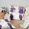 Purpled Minecraft Throw Pillow Official Cow Anime Merch
