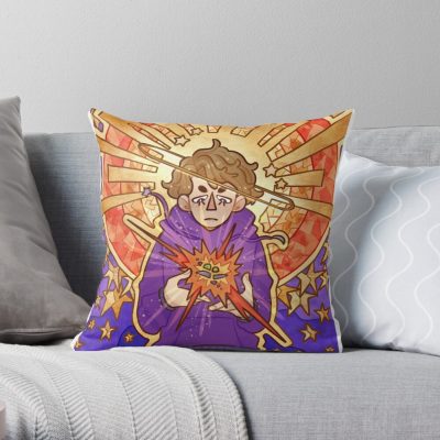 Purpled || Dream Smp Throw Pillow Official Cow Anime Merch