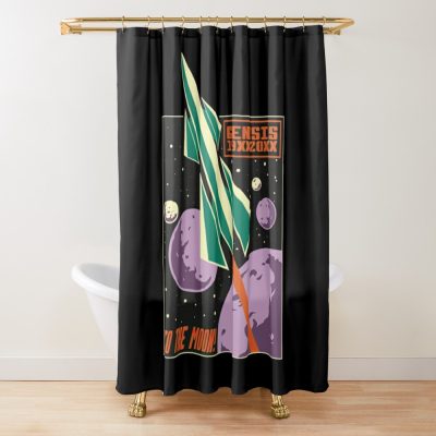 Purpled Expedition Shower Curtain Official Cow Anime Merch