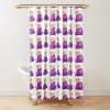 Purpled Shower Curtain Official Cow Anime Merch