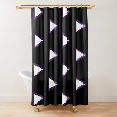 Purpled Funny Gamer Shower Curtain Official Cow Anime Merch